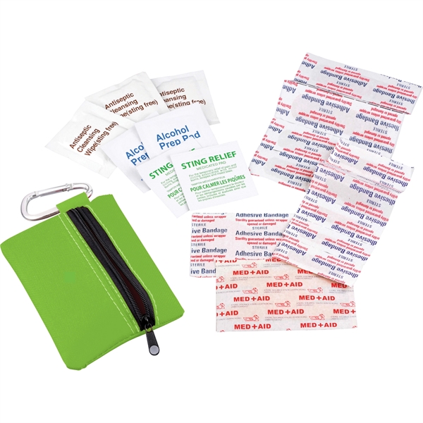 Zippered 20-Piece First Aid Pouch - Image 6