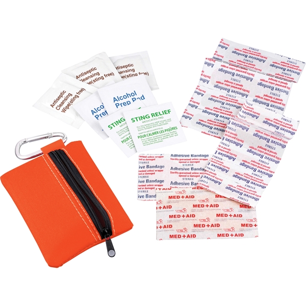 Zippered 20-Piece First Aid Pouch - Image 8