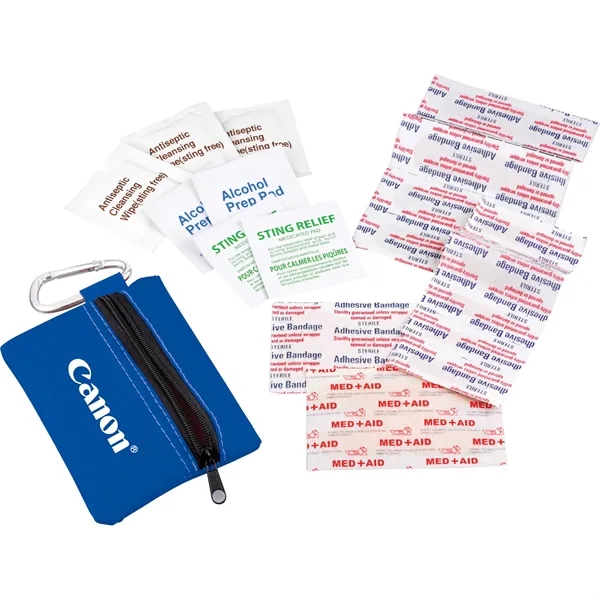 Zippered 20-Piece First Aid Pouch - Image 11