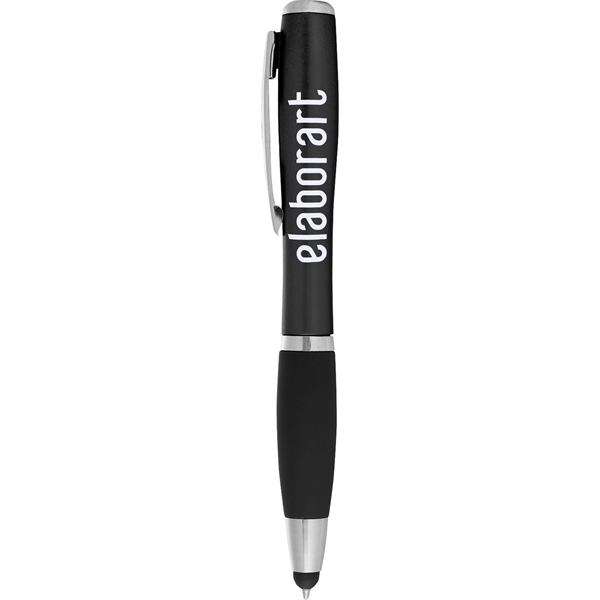 Nash Matte Ballpoint Pen-Stylus w/ Light - Image 3