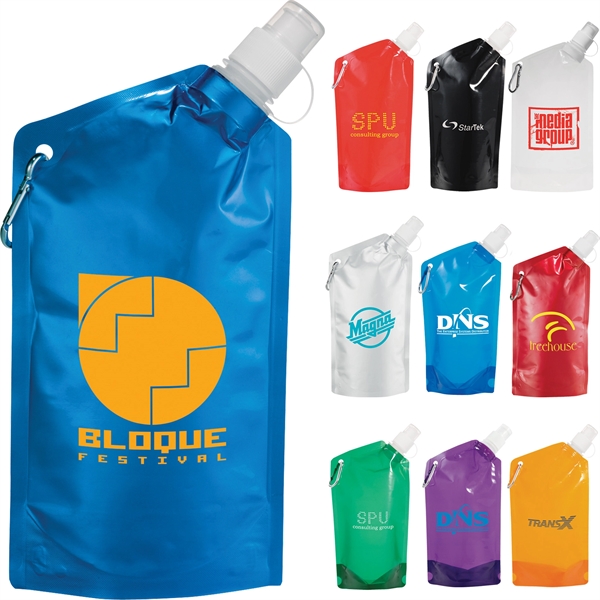 Cabo 20oz Water Bag with Carabiner - Image 4