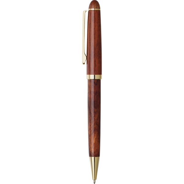 Rosewood Finish Ballpoint Pen - Image 1