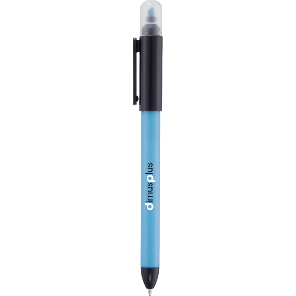 Double-Trouble Ballpoint Pen-Highlighter - Image 2