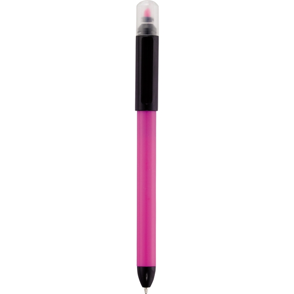 Double-Trouble Ballpoint Pen-Highlighter - Image 4