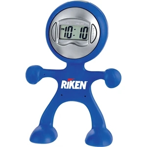 Flex Man Digital Clock