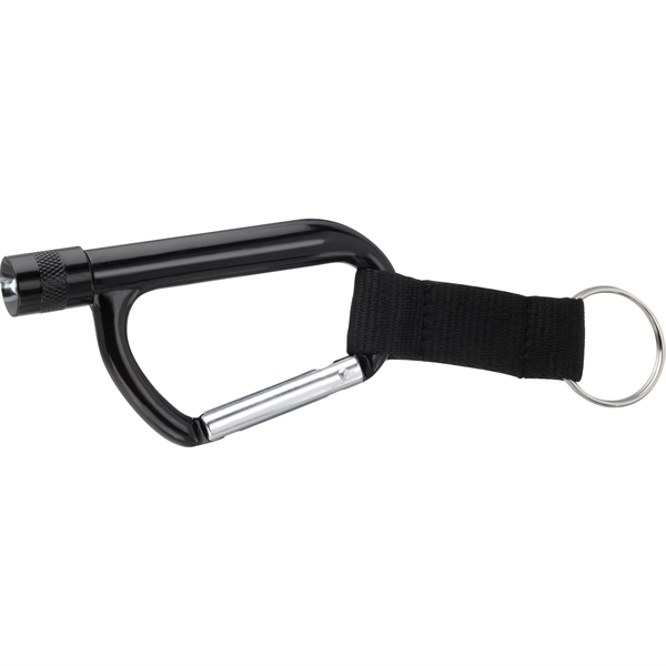 Flashlight Carabiner with Strap - Image 2