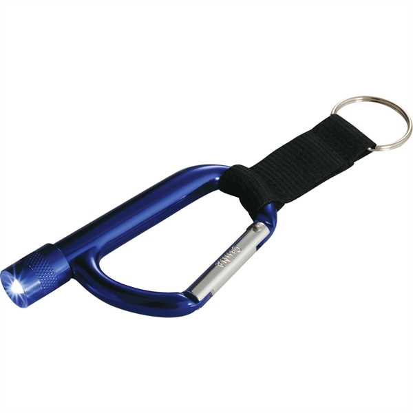 Flashlight Carabiner with Strap - Image 3