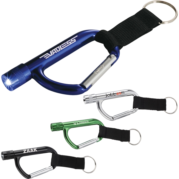 Flashlight Carabiner with Strap - Image 7