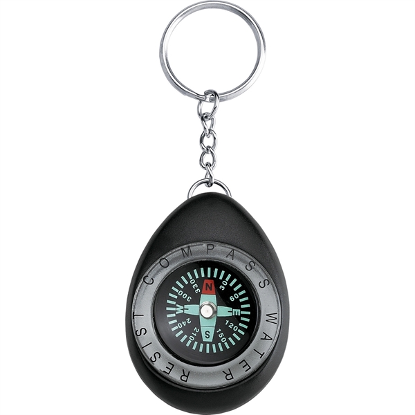 Oval Compass Key Ring - Image 3