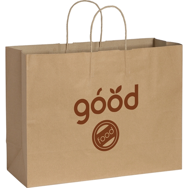 Kraft Paper Shopper Bag - Image 1