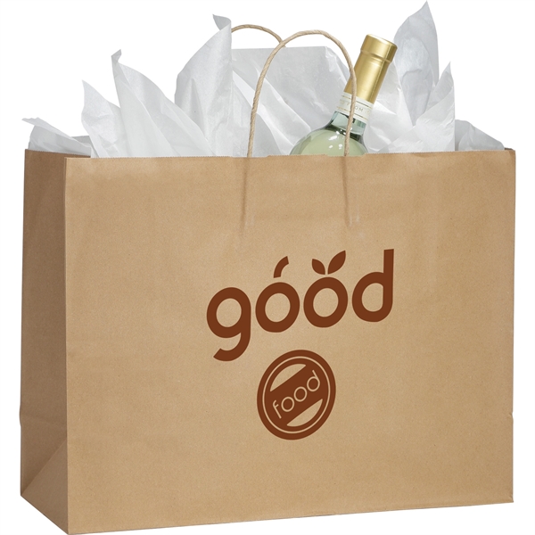 Kraft Paper Shopper Bag - Image 3