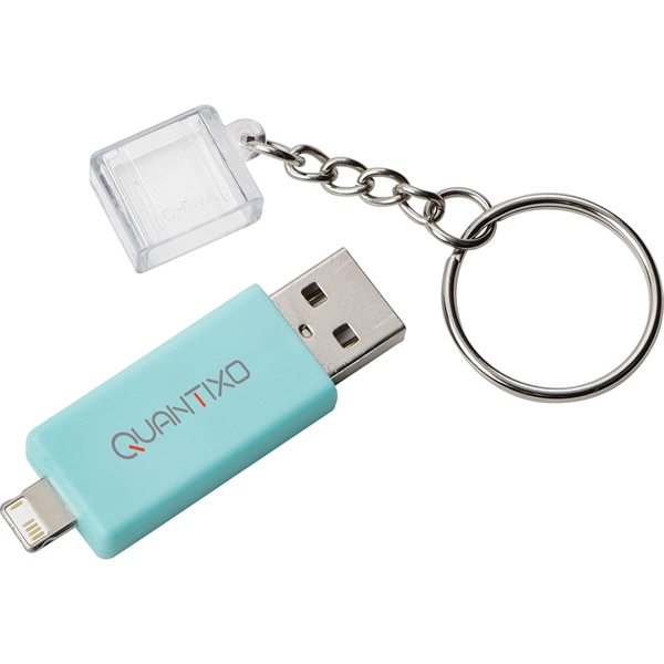 Slot 2-in-1 Charging Keychain - Image 1