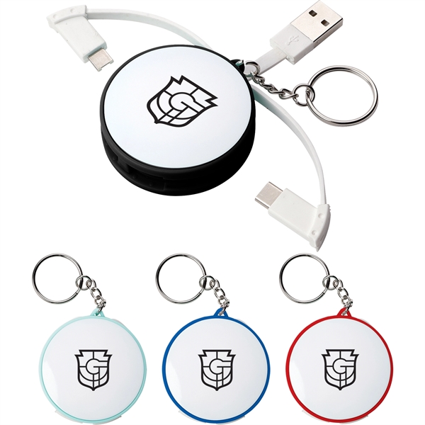 Wrap Around 3-in-1 Charging Cable - Image 1