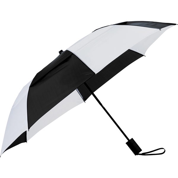42" Auto Open Vented Folding Umbrella - Image 4
