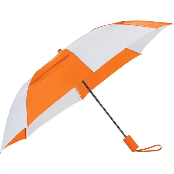 42" Auto Open Vented Folding Umbrella - Image 7