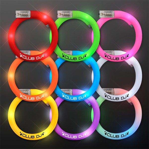 LED Flash Tube Bracelets - Single Colors - Image 1