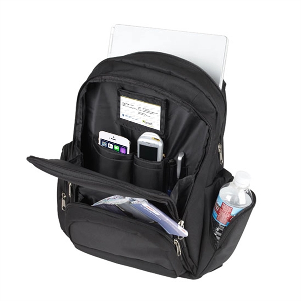 Deluxe Poly Padded Computer Backpack - Image 2