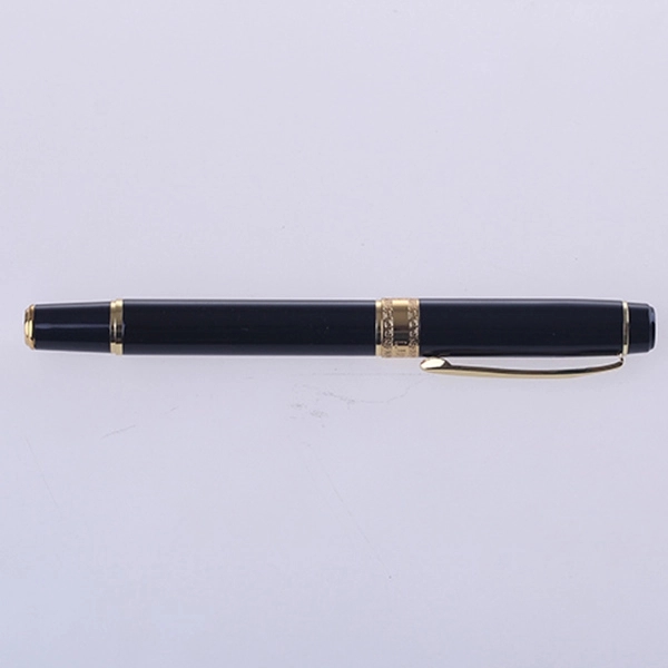 Business Rollerball Pen with Pen Clip - Image 2