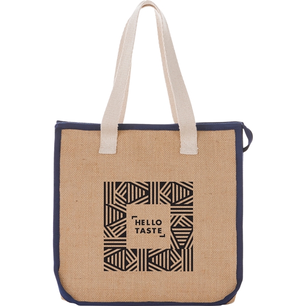 Jute Insulated Grocery Tote - Image 9