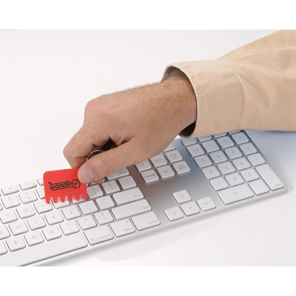 Silicone Keyboard Brush Key Ring - Image 12