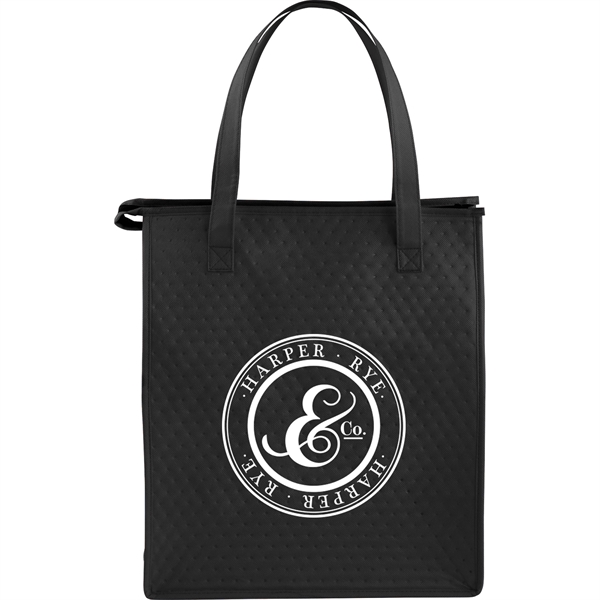 Deluxe Non-Woven Insulated Grocery Tote - Image 1