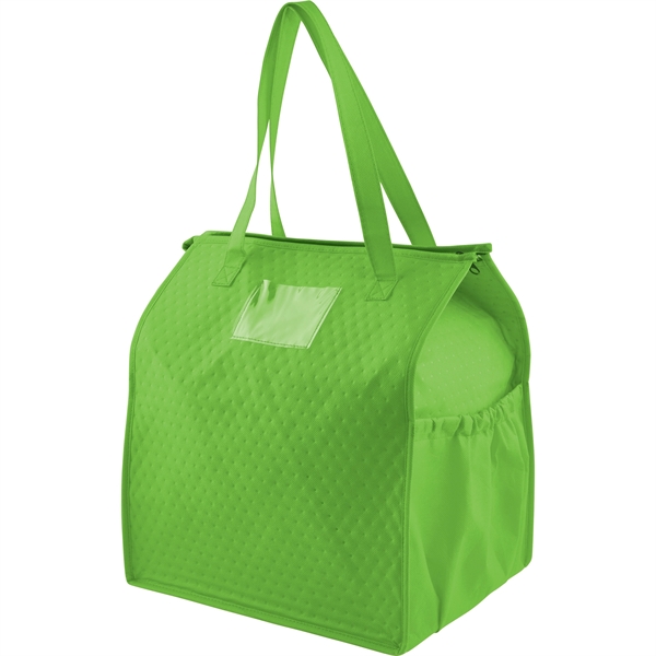 Deluxe Non-Woven Insulated Grocery Tote - Image 5