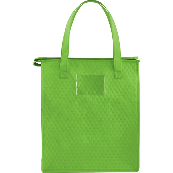 Deluxe Non-Woven Insulated Grocery Tote - Image 6
