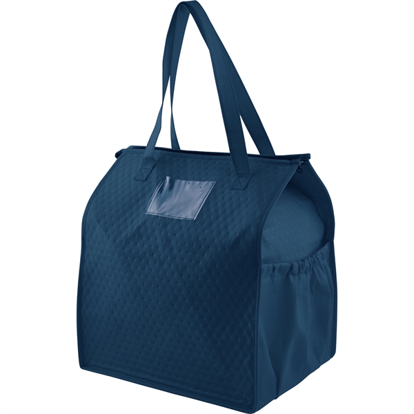 Deluxe Non-Woven Insulated Grocery Tote - Image 10