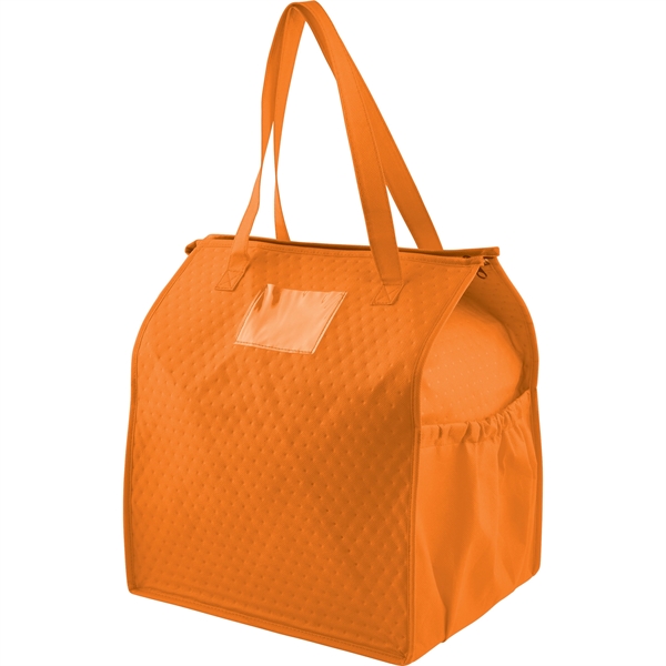 Deluxe Non-Woven Insulated Grocery Tote - Image 14