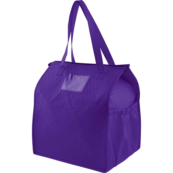 Deluxe Non-Woven Insulated Grocery Tote - Image 17