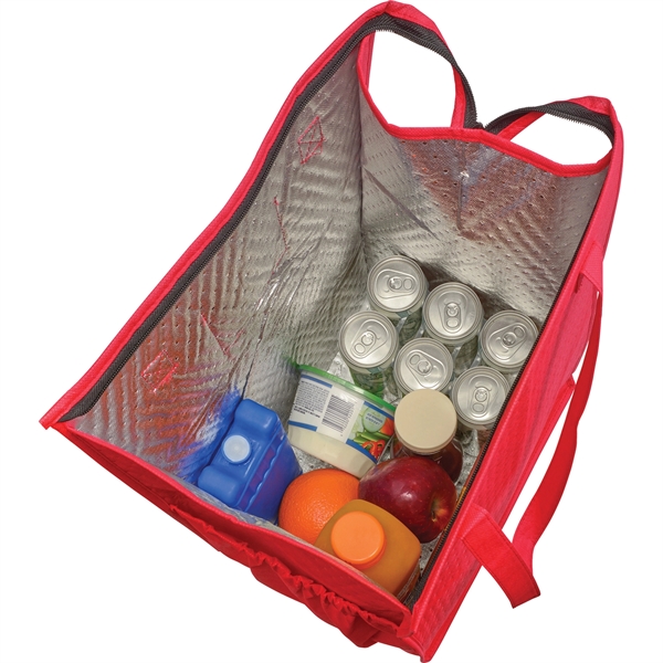 Deluxe Non-Woven Insulated Grocery Tote - Image 21