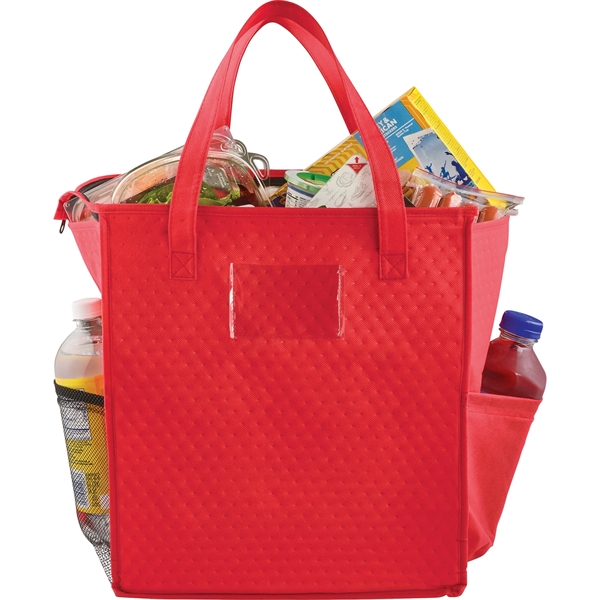 Deluxe Non-Woven Insulated Grocery Tote - Image 25