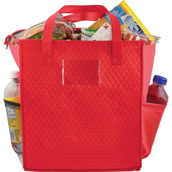 Deluxe Non-Woven Insulated Grocery Tote - Image 26