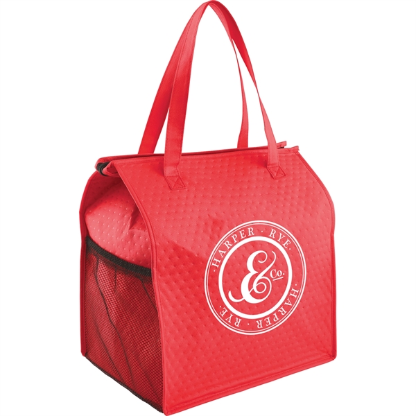 Deluxe Non-Woven Insulated Grocery Tote - Image 27