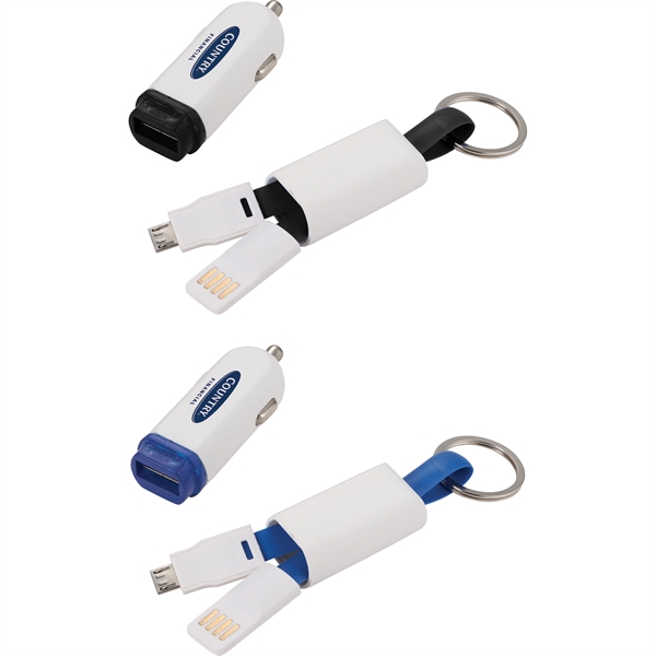 Vessel Car Charger with Micro Cable - Image 4