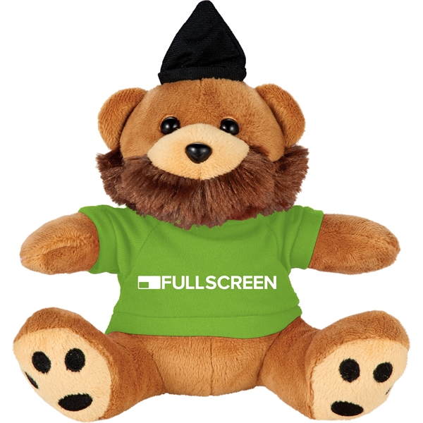 6" Hipster Plush Bear with Shirt - Image 6