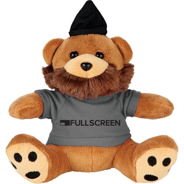 6" Hipster Plush Bear with Shirt - Image 8