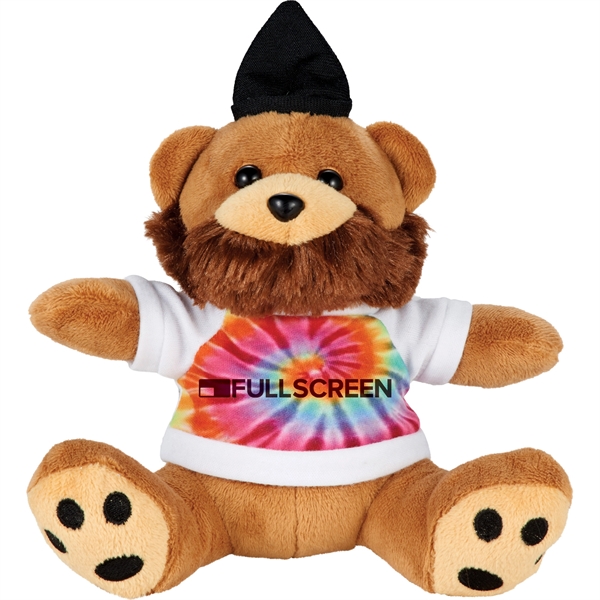 6" Hipster Plush Bear with Shirt - Image 10