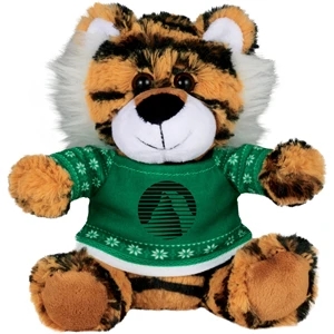 6" Ugly Sweater Plush Tiger