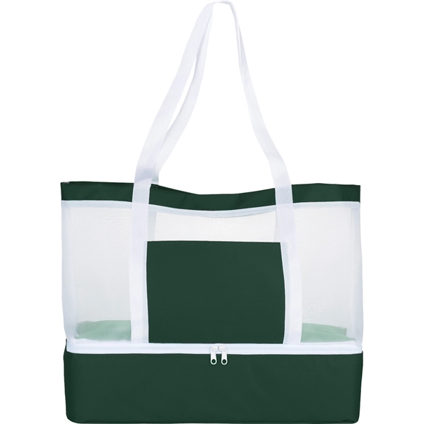 Mesh Outdoor 12-Can Cooler Tote - Image 7
