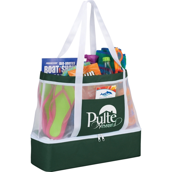 Mesh Outdoor 12-Can Cooler Tote - Image 14