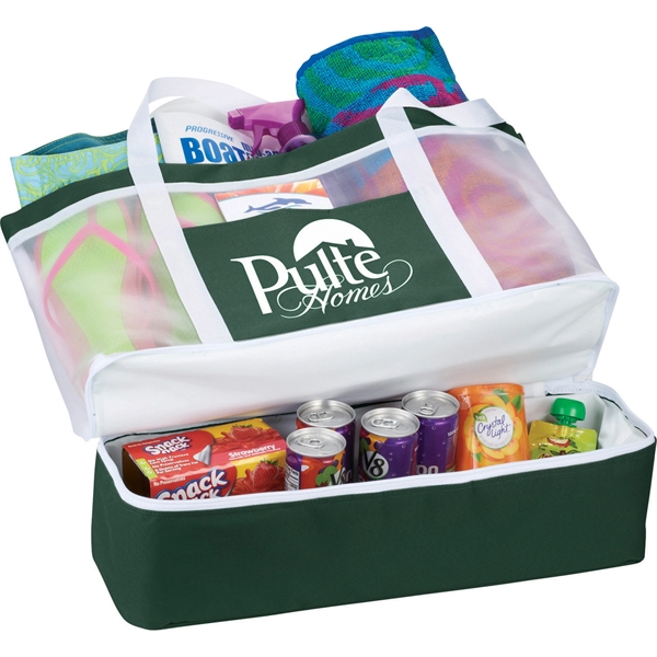 Mesh Outdoor 12-Can Cooler Tote - Image 15