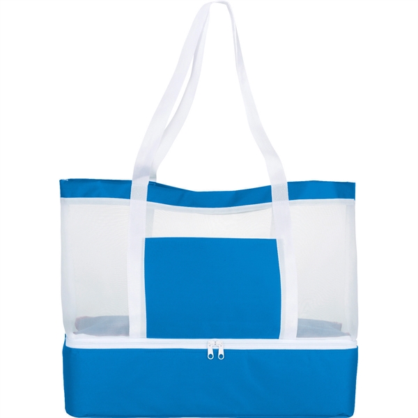 Mesh Outdoor 12-Can Cooler Tote - Image 28