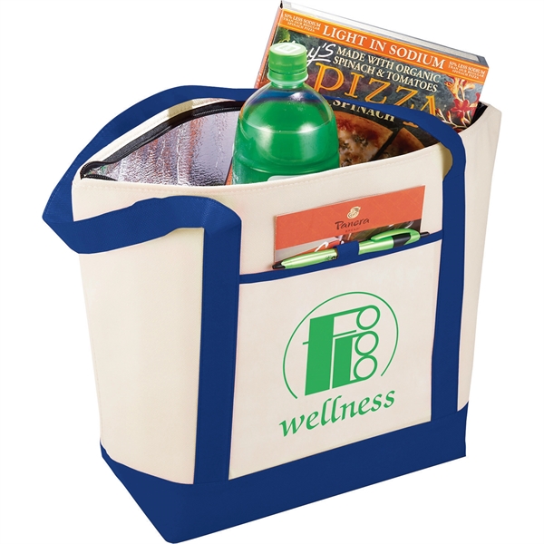 Lighthouse 24-Can Non-Woven Tote Cooler - Image 10