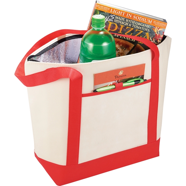 Lighthouse 24-Can Non-Woven Tote Cooler - Image 13