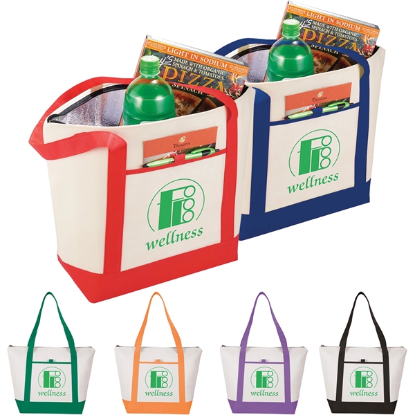 Lighthouse 24-Can Non-Woven Tote Cooler - Image 16