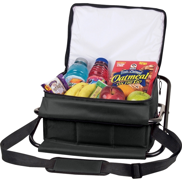 Deluxe Insulated 12-Can Cooler Chair (20 - Image 2