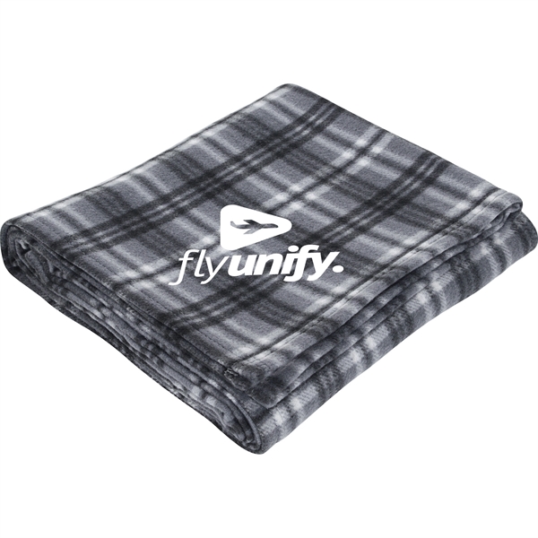 Plaid Fleece Blanket - Image 1