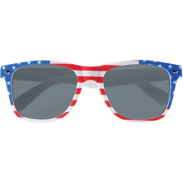 American Flag Sun Ray Sunglasses - Image 2