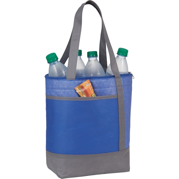 Chrome Non-Woven 9 Can Lunch Cooler - Image 11